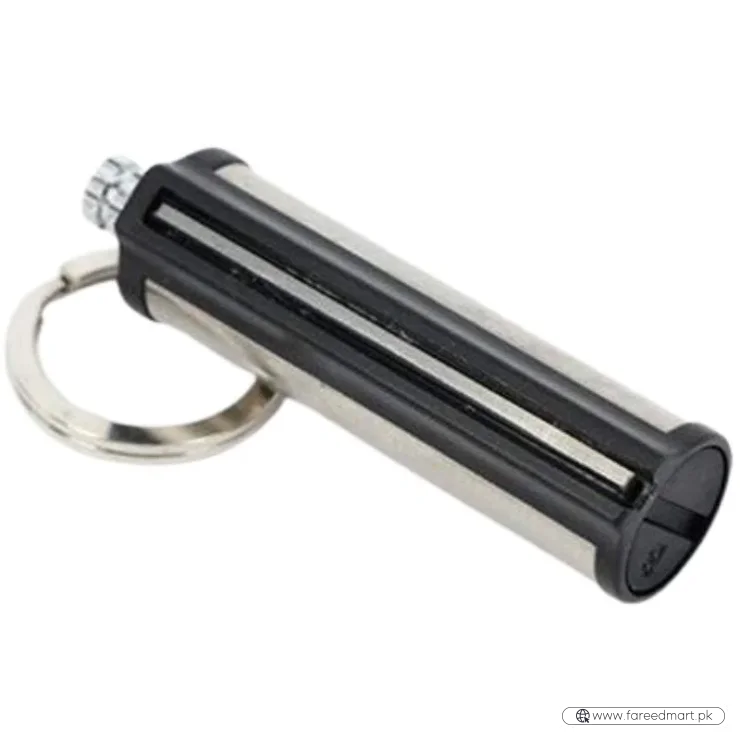 Permanent Match Striker Flint Stone Lighter with Keychain | Waterproof Survival Matchstick for Smoking & Outdoor Use
