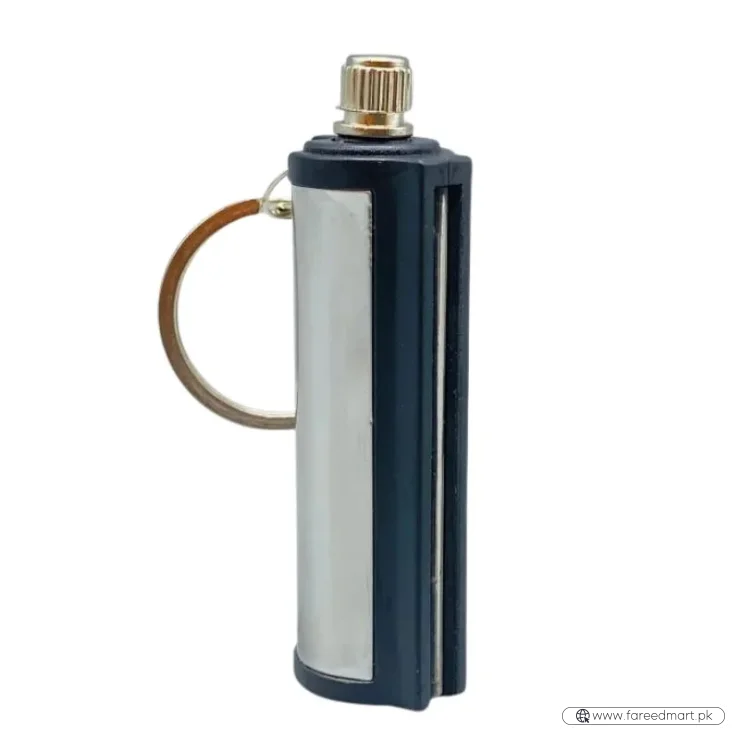 Permanent Match Striker Flint Stone Lighter with Keychain | Waterproof Survival Matchstick for Smoking & Outdoor Use