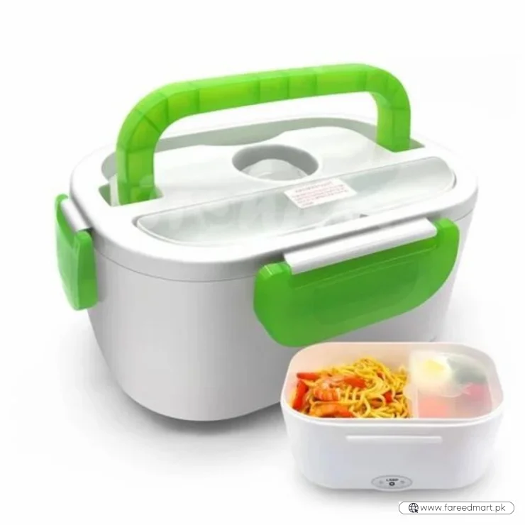 Portable Electric Heating Lunch Box with Leak-Proof Design & Soup Tray