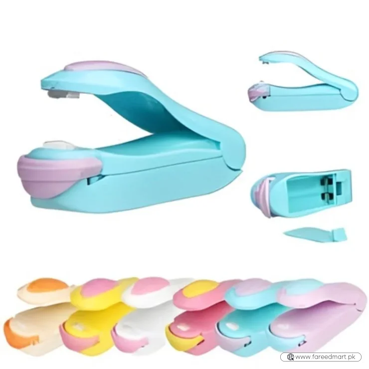 Portable Mini Heat Sealing Machine | Snack Bag Sealer | Handheld Resealer | Random Color