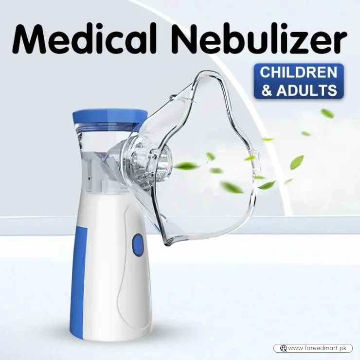 Portable Rechargeable Nebulizer Machine Asthma Inhaler 0.5L for Kids and Adults