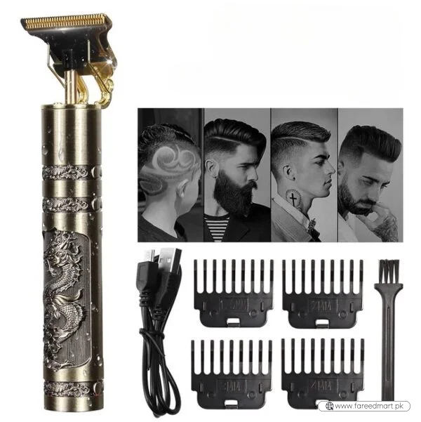 Professional T9 Trimmer | Metal Body | Hair & Beard Trimmer | Precision Grooming Tool