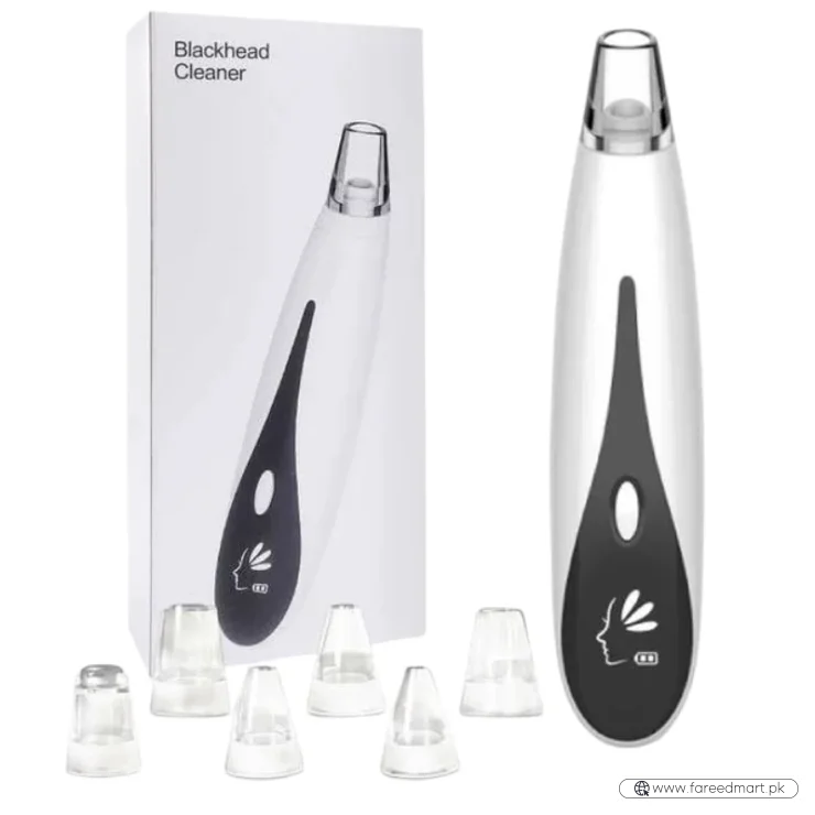 Rechargeable Blackhead Remover Vacuum Cleaner | Model FPLS-001 | Deep Pore Cleansing & Microdermabrasion Device