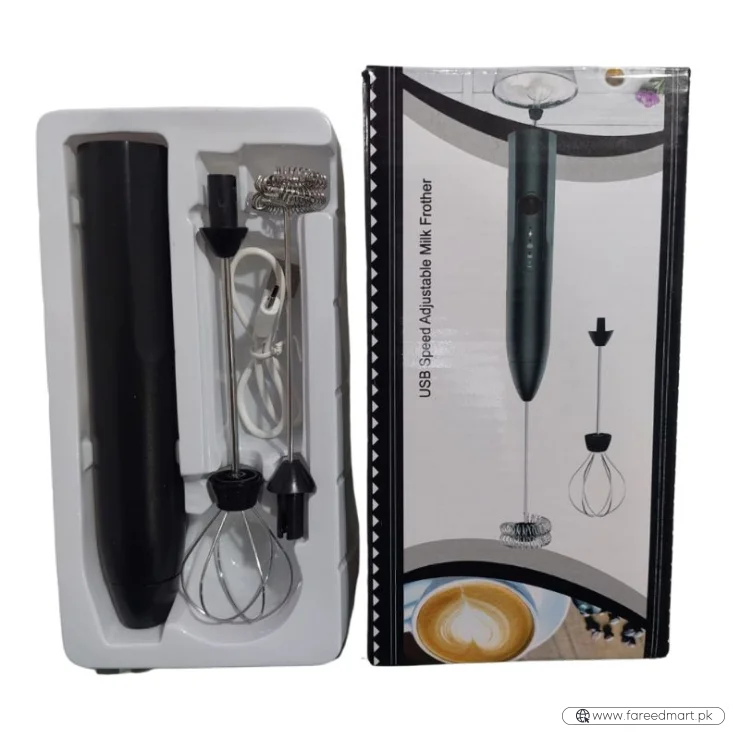 Rechargeable Electric Coffee Frother & Egg Beater | High-Speed Handheld Mixer with USB Charging