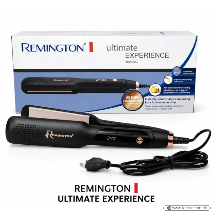 Remington Keratin Protect Intelligent Hair Straightener | Model FR-2110 | Advanced Ceramic Plates with Heat Protection Technology