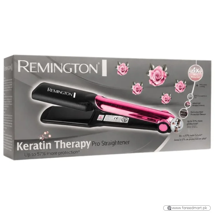 Remington Keratin Therapy Pro Straightener | Model FR 531 |  Up to 57% More Protection