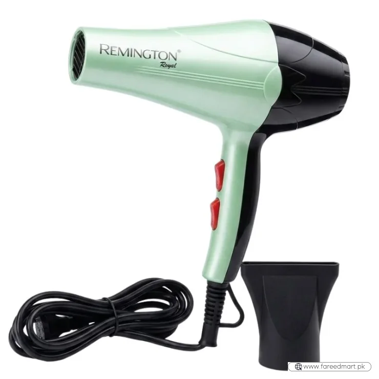 Remington Professional Hair Dryer | Model D-6006  | Ionic Technology | Multiple Heat & Speed Settings | Cool Shot | Concentrator & Diffuser | 5000W