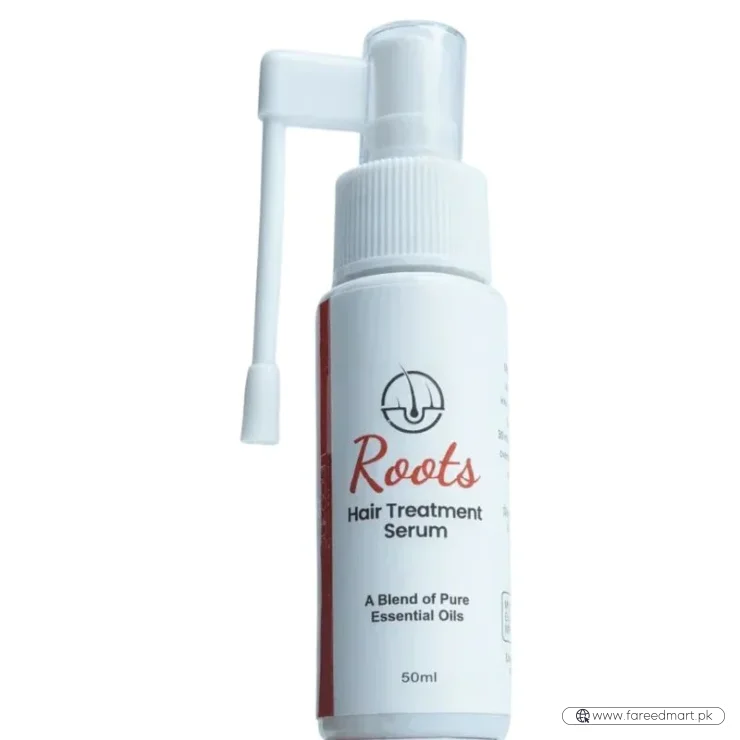 Roots Hair Treatment Serum | Nourishing Hair Growth Serum for Men & Women | Smooth, Shiny & Frizz-Free Hair | 50ml