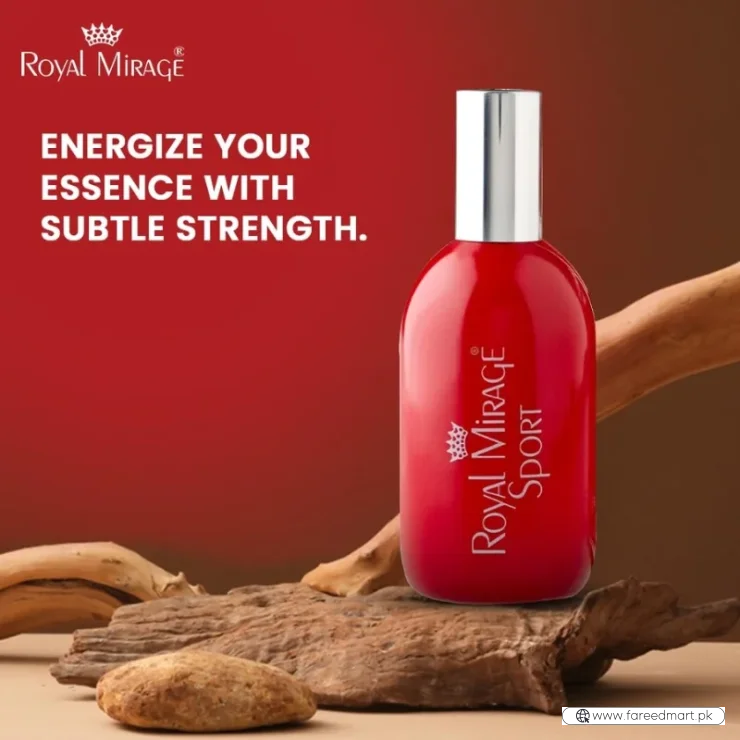 Royal Mirage Sport Eau De Cologne 120ml | Long-Lasting Refreshing Unisex Perfume
