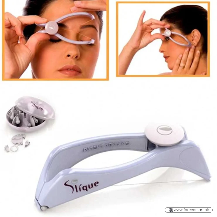 Sipne Face and Body Hair  Threading System | Cotton Threading Device for Eyebrows Face & Body | Random Color