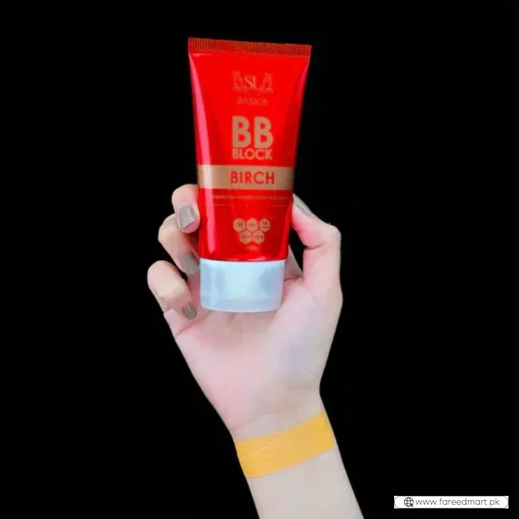SL Basics BB Block SPF 50g | Tinted Sunscreen with Vitamin E, Lotus & Niacinamide