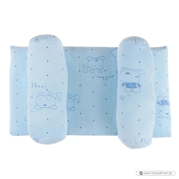 Soft Breathable Baby Pillow | Newborn Head Shaping Cushion for Flat Head Prevention