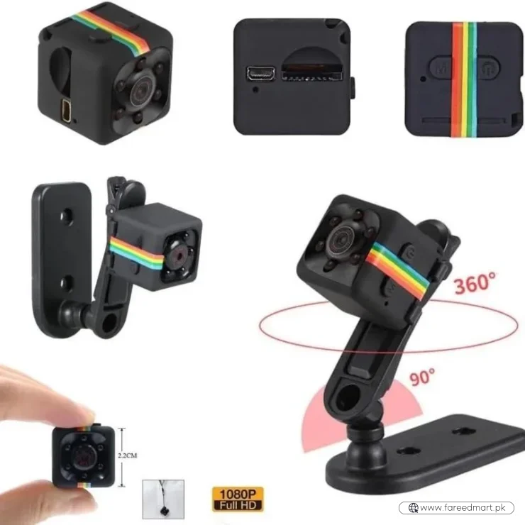 SQ11 Mini Camera HD 1080P  | Night Vision Motion Detection DVR Camcorder