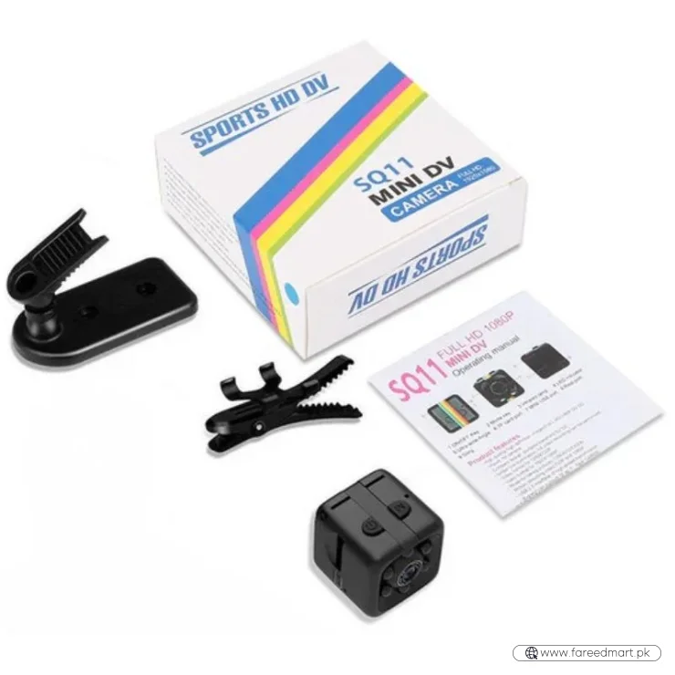 SQ11 Mini Camera HD 1080P  | Night Vision Motion Detection DVR Camcorder