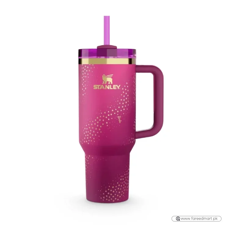Star Pink Stylish Stanley Barbie Tumbler | H2.0 Tumbler 1.18L Limited Edition Double Wall Vacuum Insulated