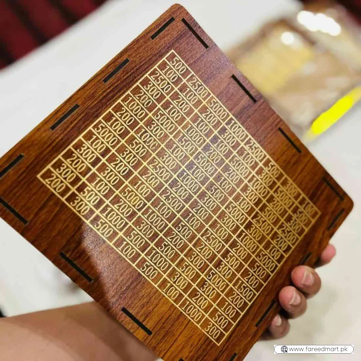 Umrah Saving Box – Premium Wooden | Save PKR 210,000 in 280 Days