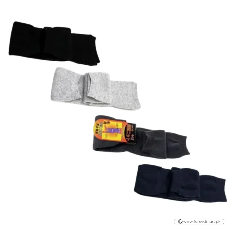 Unisex Wool Knee Warmers Pair |  Warm Elastic Fit, Plain design | Winter Wear for Men & Women | Random Colors