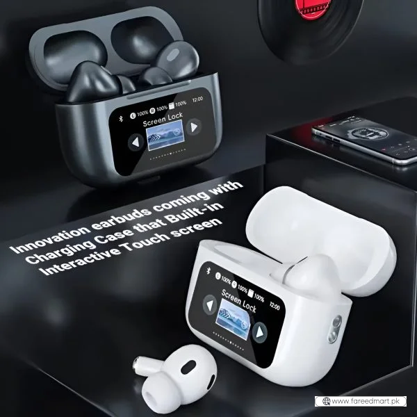 White A9 Pro ANC Bluetooth 5.4 Wireless Earbuds